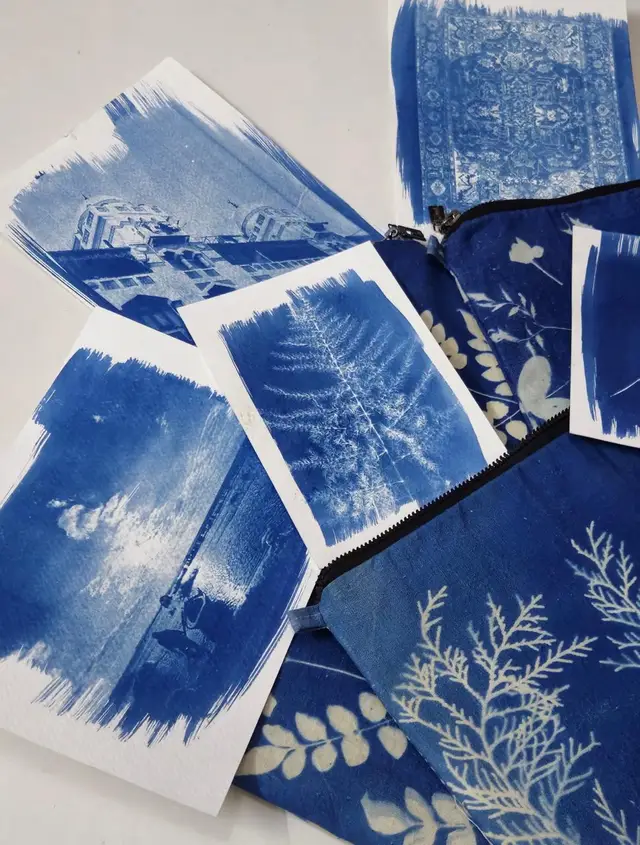 Cyanotype - Workshops - at Darb 15 Bait Arafa