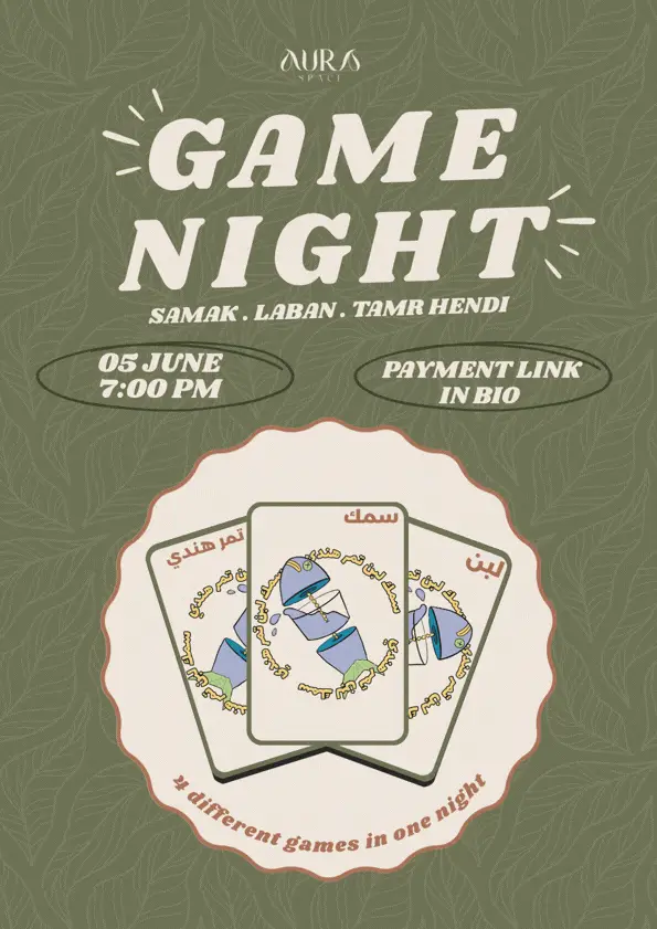 Game Night by Samak laban - Game Night - at Aura Space