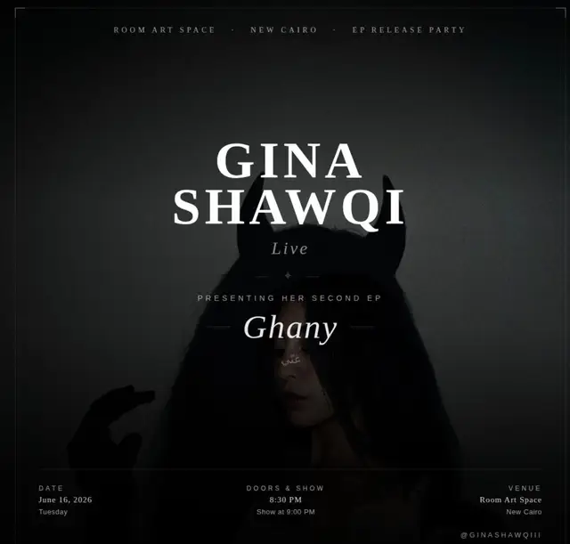 Gina Shawqi Live: EP Release Party - Music - at ROOM Art Space & Café - New Cairo