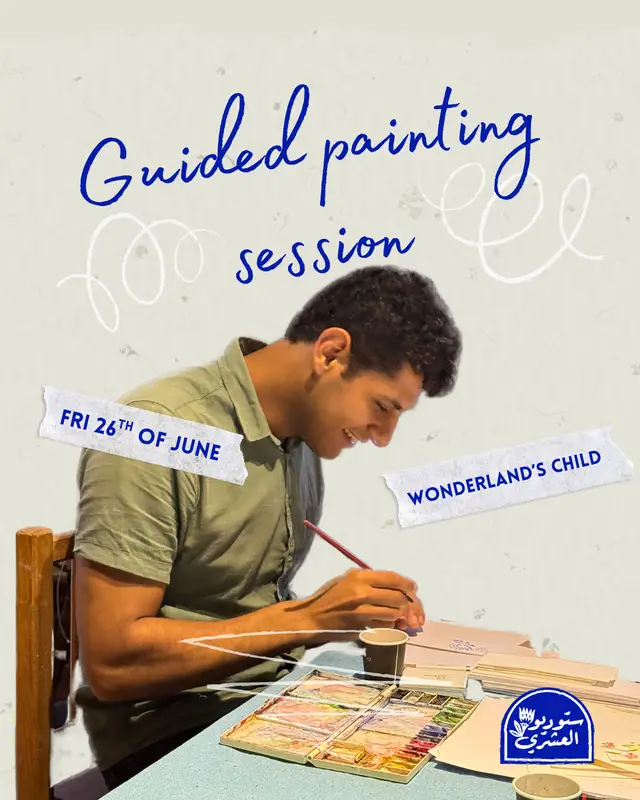 Guided Painting Session - Workshops - at ElAshry Studios