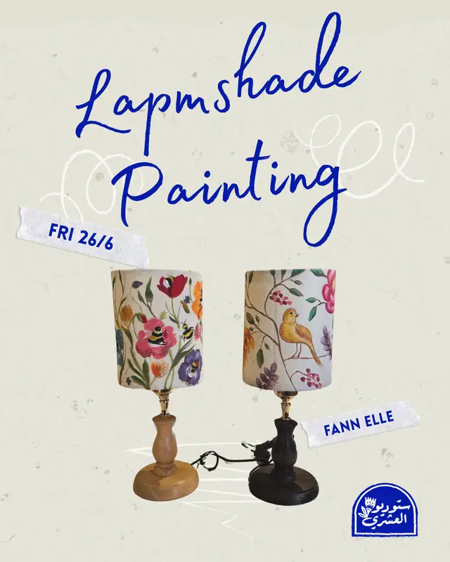 Lampshade Painting - Workshops - at ElAshry Studios