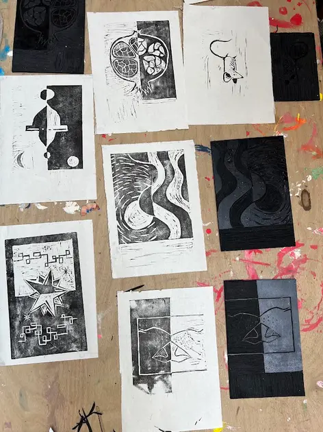 Lino With Moheeb - Workshops - at Darb 15 Bait Arafa