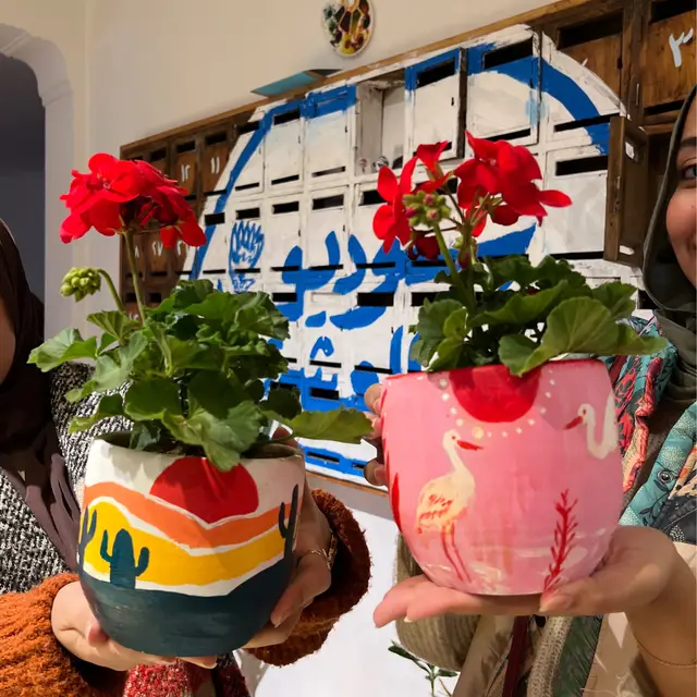 Pottery Painting & Planting - Workshops - at ElAshry Studios