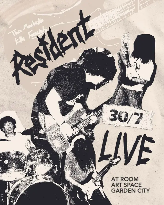 Resident - Music - at ROOM Art Space & Café - Garden City