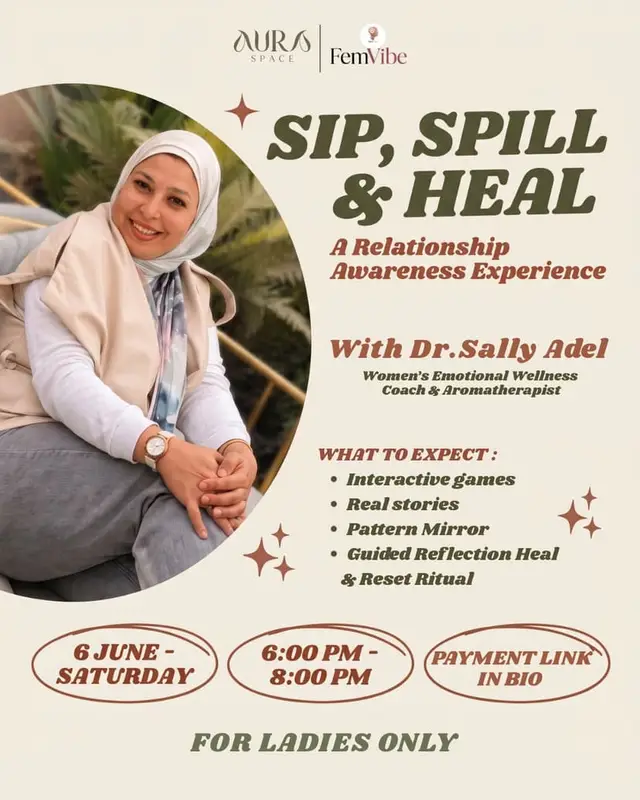 Sip, Spill & Heal - Conversations - at Aura Space