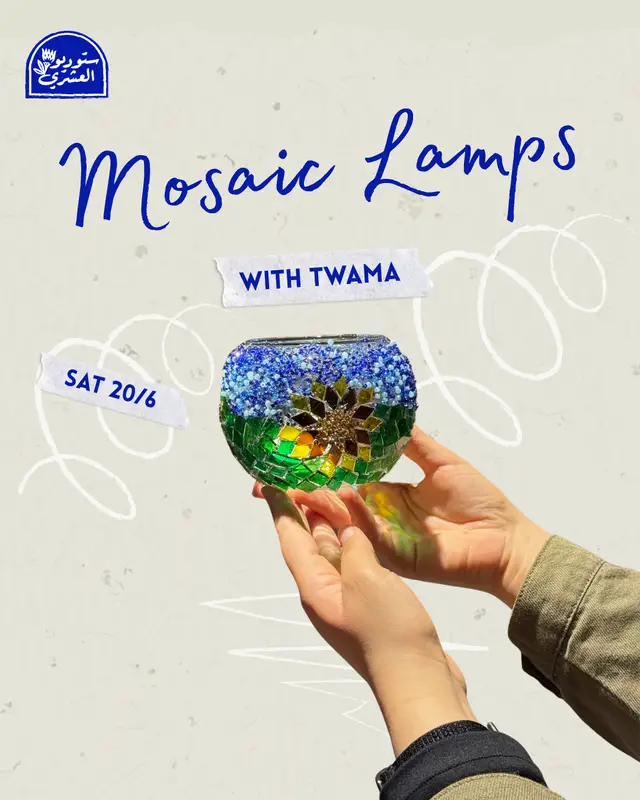 Twama Mosaic Lamps - Workshops - at ElAshry Studios
